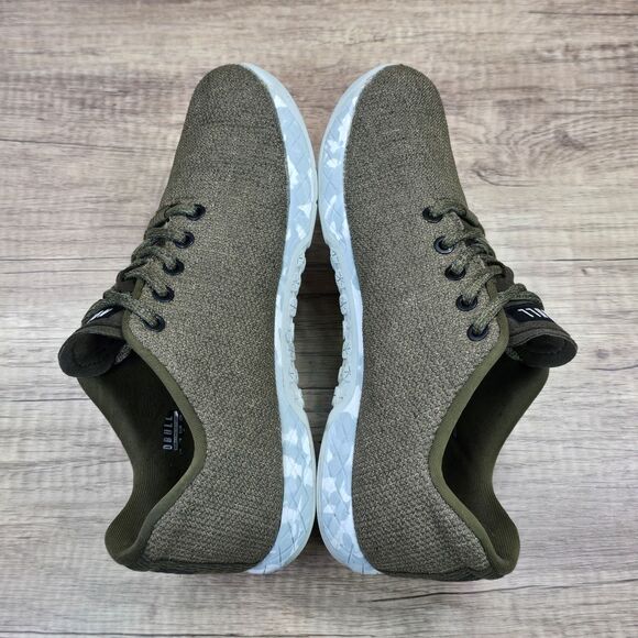 NOBULL SuperFabric Trainer Men's Size 8 Women's Size 9.5 Army Green Sneakers - Picture 6 of 9